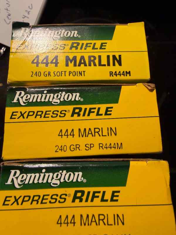 444 MARLIN 3 Boxes Remington Express 240 gn SP